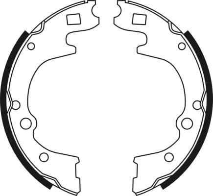 Remschoen past: KIA BESTA, BONGO, K2700 2.4D/2.5D/2.7D 09.90-