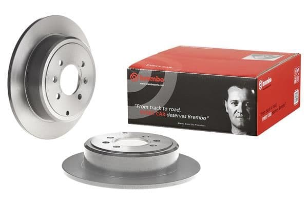 Brake disc Achter Links/Rechts past: PEUGEOT 406 1.6-3.0 11.95-12.04