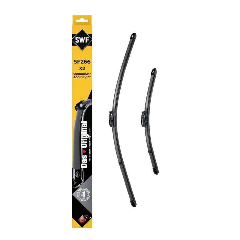 Wisserblad voegloos Voor met spoiler (2pcs) Visioflex 600/400mm past: DACIA JOGGER, LOGAN III, SANDERO III 01.21-