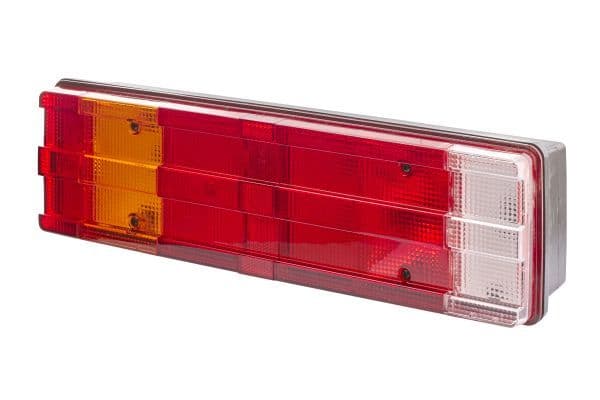 Achterlicht Links (P21W/R5W, kleur indicator oranje, kleur van het glas red, anti-fog licht, achteruitrijlicht) past: MERCEDES SPRINTER 901, 902, 903, 904, 905 01.95-05.06