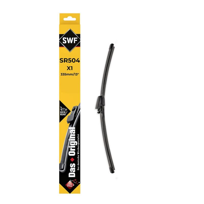 Wisserblad Flat Achter met spoiler (1pcs) Visioflex 335mm past: SEAT ALTEA, EXEO ST, IBIZA IV, IBIZA IV SC, IBIZA IV ST  VW GOLF PLUS V, GOLF V, GOLF VI, POLO IV, POLO VI, TIGUAN, TOUAREG 10.01-