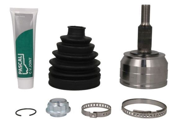 CV-gewricht buitenste Links/Rechts (38z/29z/63mm) past: VW CALIFORNIA T5 CAMPER, MULTIVAN T5, TRANSPORTER T5 2.0-3.2 04.03-08.15