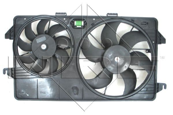 Radiatorventilator (met huisvesting) past: FORD TOURNEO CONNECT, TRANSIT CONNECT 1.8D 06.02-12.13