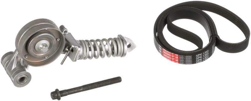 V-snaren set (met rollen) past: OPEL AGILA A, ASTRA G, ASTRA G CLASSIC, ASTRA H, ASTRA H CLASSIC, ASTRA H GTC, CORSA B, CORSA C, CORSA D, MERIVA A  SUZUKI WAGON R, WAGON R+ 1.0-1.4LPG 11.96-