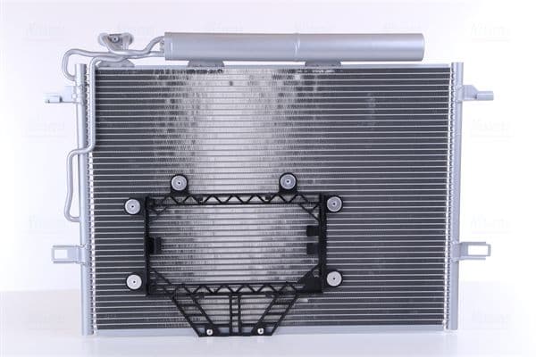 A/C condensator (met droger, (EN) additional fitting elements) past: MERCEDES CLS (C219), E T-MODEL (S211), E (VF211), E (W211) 3.0D/3.5/5.5 01.05-12.10