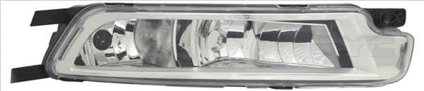 Mistlamp Voor Rechts (H8/W21W) past: VW PASSAT B8 08.14-01.19