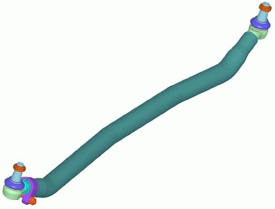 Dwarsstang (L-1671mm) past: RVI T  VOLVO FH II, FH16 II, FM II, FMX II 01.12-