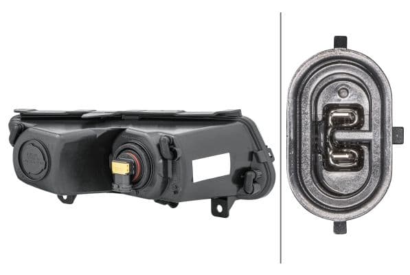 Mistlamp Voor Links (H8, met gebogen lichten) past: VW POLO V 6R 06.09-05.14