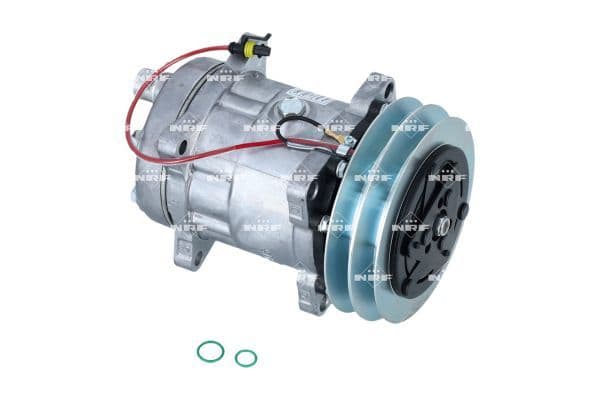 Airconditioning compressor past: DEUTZ FAHR AGROCOMPACT F, AGROFARM, AGROLUX, AGROPLUS, AGROSUN, AGROTRAC, AGROTRON, AGROTRON NEW, AGROTRON X, DX, INTRAC  SAME IRON 3.2D-D