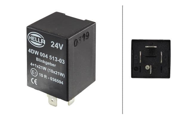 Verkeerslichtschakelaar (24V  aantal pinnen: 4  4+1x21(10x21W)) past: MERCEDES TOURINO (O 510), TOURO (O 500) 01.96-