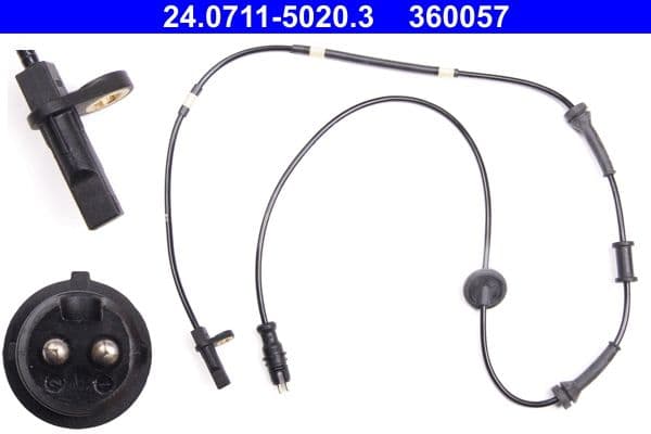 Sensor, wheel speed
