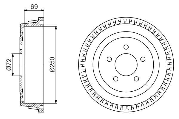 Brake drum