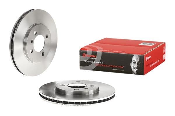 Brake disc Voor Links/Rechts past: BMW 3 (E30), Z1 1.6-2.7 09.82-06.94