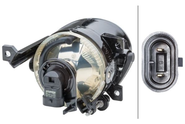 Mistlamp Voor Links (HB4) past: VW CADDY III, CC, EOS, GOLF V PLUS, POLO V 6R, TIGUAN I, TOURAN I 03.04-12.16