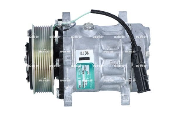 Airconditioning compressor SD7H15, diameter katrol 119mm, 24V past: MAN EM, F90, HOCL, LION´S CITY, LION´S COACH, LION´S STAR, M 2000 L, M 2000 M, M90, NG, NL, NM, NÜ, TGA 10.0D-6.9D 10.86-