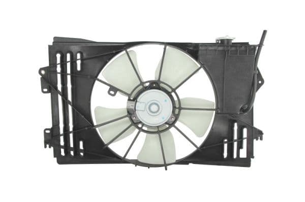 Radiatorventilator Rechts (met huisvesting) past: TOYOTA COROLLA, COROLLA VERSO 1.4/1.6/1.8 01.01-03.09