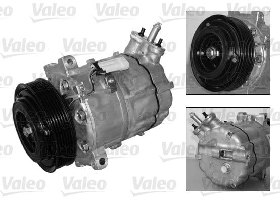 Airconditioning compressor (gereviseerd) past: CADILLAC BLS  OPEL SIGNUM, VECTRA C, VECTRA C GTS 1.9D-3.2 04.02-