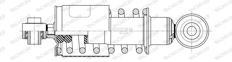 Schokdemper bestuurderscabine Achter past: DAF LF 05.13-