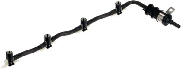 Overloopslang (totale lengte 460mm) past: RENAULT ESPACE IV, KOLEOS I, LAGUNA, LAGUNA II, LAGUNA III, LATITUDE, SCENIC II 2.0D 08.05-