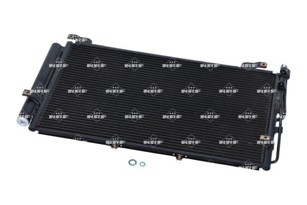 A/C condensator (met droger) past: HYUNDAI MATRIX 1.6/1.8 06.01-08.10