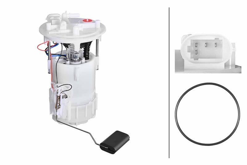 Elektrische brandstofpomp (module) past: NISSAN KUBISTAR  RENAULT KANGOO, KANGOO EXPRESS 1.2-1.6 08.97-