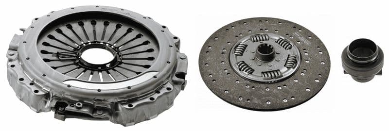 Koppelingskit (430mm, nieuw) past: DAF 65 CF, 75 CF, 85 CF, CF 75, CF 85, XF 95 02.98-