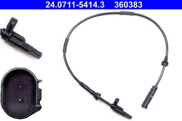 ABS-sensor Achter Links/Rechts past: BMW X3 (F25), X4 (F26) 1.6-3.0D 09.10-03.18