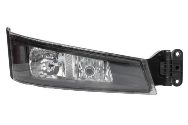Mistlamp Rechts (H7x2, met gebogen lichten  zwart frame) 24V past: VOLVO FH II 01.12-
