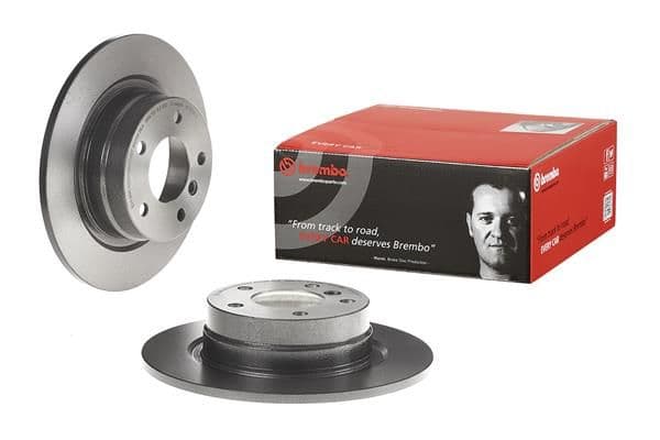 Brake disc Achter Links/Rechts past: BMW 1 (E81), 1 (E82), 1 (E87), 3 (E90), 3 (E91), 3 (E92) 1.6/2.0/2.0D 06.04-10.13