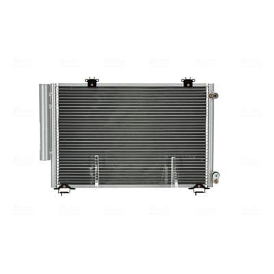 A/C condensator (met droger, (EN) additional fitting elements) past: TOYOTA YARIS, YARIS VERSO 1.0-1.5 04.99-11.05