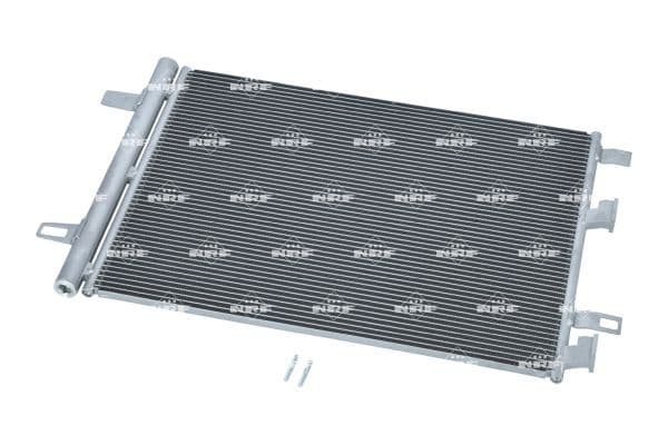 A/C condensator (met droger) past: MERCEDES A (V177), A (W177), B SPORTS TOURER (W247), CLA (C118), CLA SHOOTING BRAKE (X118), GLA (H247), GLB (X247) 1.3-2.0H 03.18-