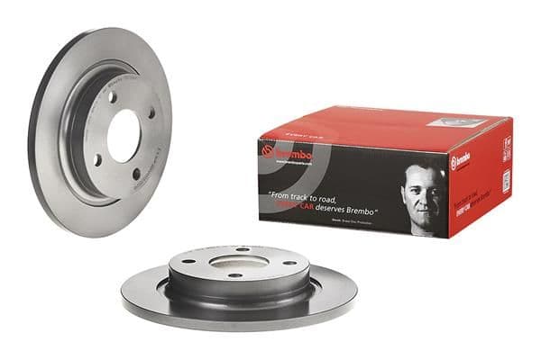 Brake disc Achter Links/Rechts past: FORD FIESTA VII 1.0-1.5D 05.17-