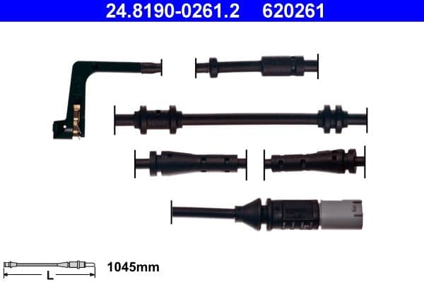 Sensor remblokslijtage Achter past: BMW 7 (F01, F02, F03, F04) 3.0-6.0 02.08-12.15