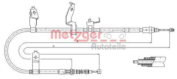 ABS-sensor Achter Links/Rechts past: IVECO DAILY IV, DAILY V, DAILY VI 2.3D-Electric 05.06-