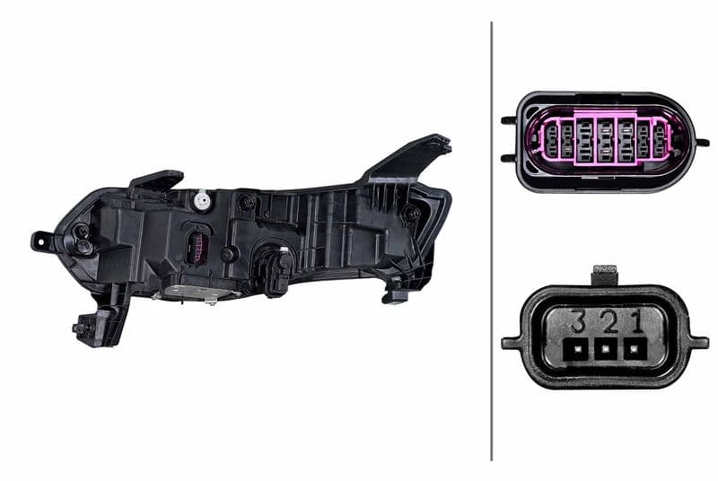 Koplamp Rechts (LED, LED, met motor) past: RENAULT MEGANE E-TECH
