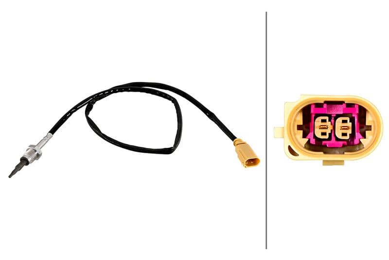 Uitlaatgastemperatuursensor (Na DPF) past: MAN TGE  AUDI A3, Q2  SEAT ARONA, ATECA, IBIZA V, LEON, LEON SC, LEON ST  SKODA KAMIQ, KAROQ, OCTAVIA III, SCALA, SUPERB III 1.6D/2.0D/3.0D 08.14-