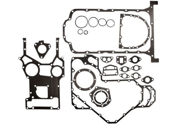 Complete motorpakkingset - carter past: JCB, CATERPILLAR 307, 312B, 420E, 422 E, 424 D, 426 C, 428 C, 428 D, 428 E, 432 E, 438 B, 438 C, 442 E, 444 E  MASSEY FERGUSON 4225, 4245, 4255, 4265