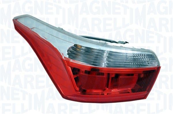 Achterlicht Links (P21/5W/P21W/R10W, kleur indicator wit, kleur van het glas red, anti-fog licht, achteruitrijlicht) past: CITROEN C-ELYSEE 4/5D 11.12-11.16