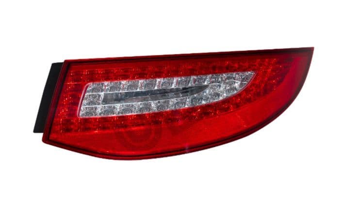 Achterlicht Rechts (LED, kleur indicator geel, kleur van het glas red, anti-fog licht) past: PORSCHE 911 997 Beker / Cabriolet / Targa 07.04-12.12