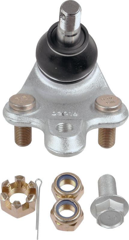 Kogelgewricht van de as Links/Rechts (bodem voor) (diameter kegel 15mm) past: TOYOTA AVENSIS, PRIUS 1.5H-2.4 01.03-12.09