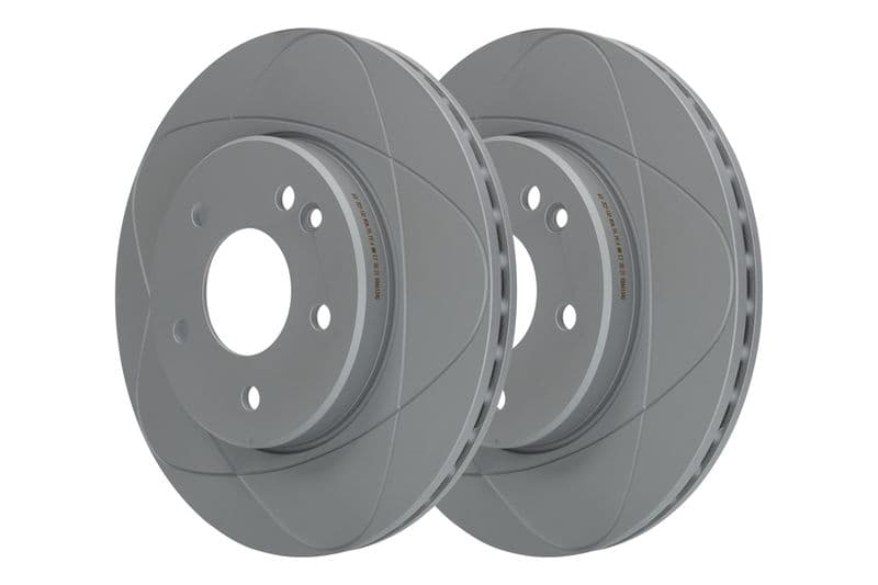 Brake disc, 1pcs, ATE PowerDisc, Geventileerd, Cut, Voor   Links/Rechts, buitendiameter 284 mm, dikte 22 mm, past: MERCEDES C (W202), C T-MODEL (S202) 1.8-2.8 03.93-03.01