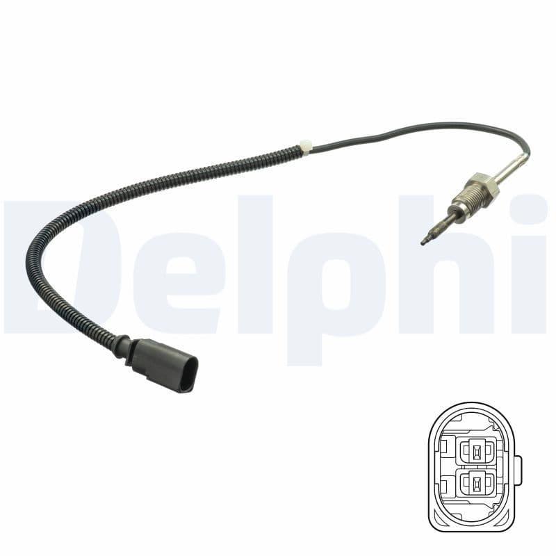 Uitlaatgastemperatuursensor (Voor turbo) past: VW CALIFORNIA T5 CAMPER, MULTIVAN T5, TRANSPORTER T5 1.9D 01.06-11.09