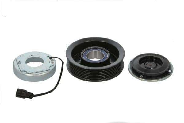 Airco compressor koppeling compleet (DENSO 6SBU16C 12V 7PK 115mm) past: RENAULT GRAND SCENIC III, MEGANE, MEGANE III, SCENIC III 1.2/1.4/1.6D 04.11-09.16