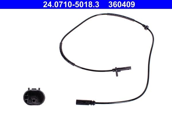 ABS-sensor Achter Links/Rechts past: BMW X5 (E70), X5 (F15, F85), X6 (E71, E72), X6 (F16, F86) 2.0-4.8 10.06-07.19