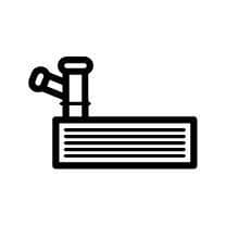 Olie radiator past: BMW I3 (I01) 0.65H/0.6H/Electric 08.13-