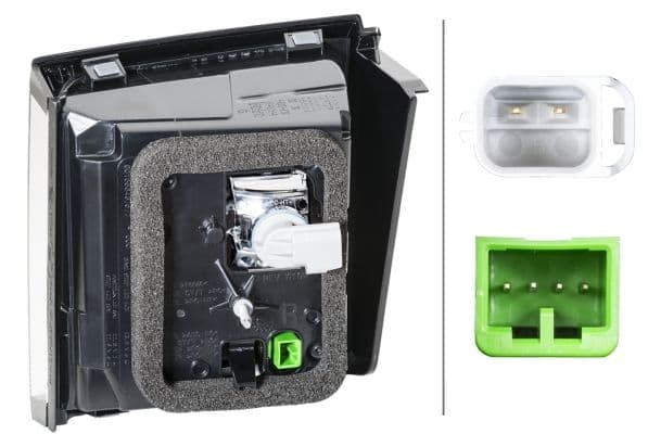 Achterlicht Links (binnen/bovenste deel, LED, kleur van het glas red/transparant, anti-fog licht) past: LAND ROVER DISCOVERY SPORT L550 Off-road 12.14-04.19