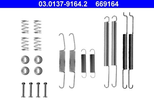 Accessory Kit, brake shoes