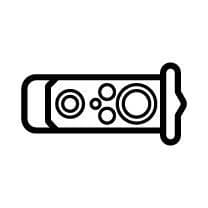 Airconditioning ventiel past: VW CALIFORNIA T5 CAMPER, MULTIVAN T5, TRANSPORTER T5 1.9D-3.2 04.03-08.15