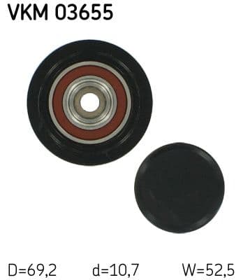 Dynamo poelie past: VOLVO S60 II, S80 II, V60 I, V70 III, XC60 I, XC70 II, XC90 I  LAND ROVER FREELANDER 2 3.0/3.2/3.2ALK 03.06-12.18