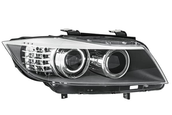 Koplamp Rechts (D1S/H8/LED, elektrisch, met motor) past: BMW 3 E90, E91 08.08-12.12